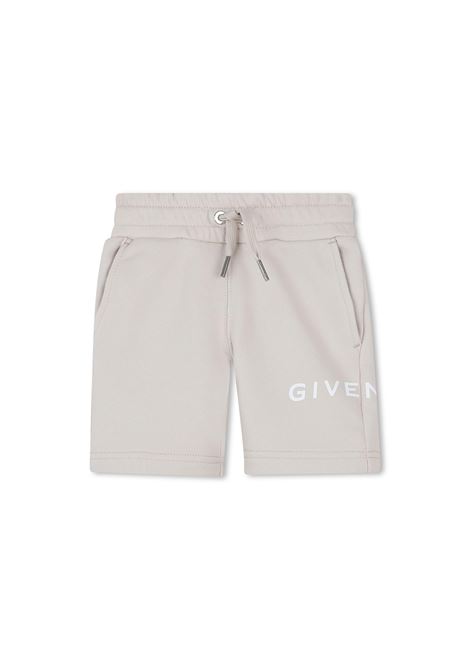 Bermuda Sportivi Beige Con Logo GIVENCHY 4G GIVENCHY KIDS | H30638184